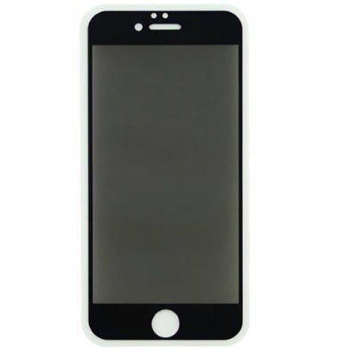 захисне скло glass для apple iphone 6 plus full glue анти-шпигун (чорний) 