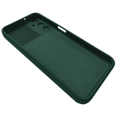 Купить силіконовий чохол soft tpu armor camshield для samsung m146 galaxy m14 5g - dark green онлайн