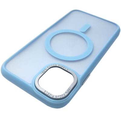 Купить чохол space tpu+pc color matte with magsafe для apple iphone 14 (blue) онлайн