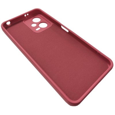 Купить силіконовий чохол soft silicone casevsmagnet ring для xiaomi redmi note 12 5g/poco x5 5g - hawthom red онлайн