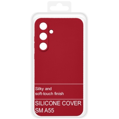 Купить чохол soft silicone case full для samsung a556 galaxy a55 5g (червоний) онлайн