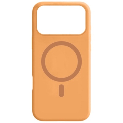 Купить чохол silicone case with magsafe для apple iphone 17 pro (orange) онлайн