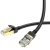 Кабель мережевий (LAN RJ45) HOCO US02 (3М) (чорний) кабель мережевий (lan rj45) hoco us02 (3м) (чорний)
