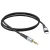 кабель aux hoco upa22 3.5mm(male) - lightning(male) 1m (чорний) 