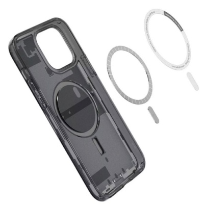 Купить чохол spigen ultra hybrid magfit для apple iphone 12 pro max (сірий) онлайн