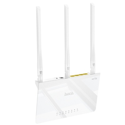 маршрутизатор (роутер) hoco hi30 wifi4 (білий) 