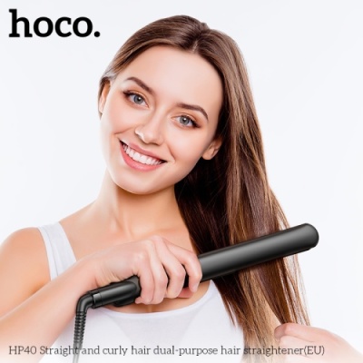 випрямляч для волосся hoco hp40 (чорний) 