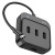 usb hub hoco hb31 easy 4-in-1 converter (type-c to usb3.0+usb2.0*3) 0,2m. black 