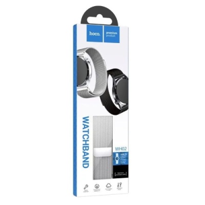 ремінець hoco wh02 для watch band (20mm) (silver) 