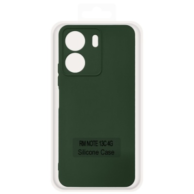 Купить чохол soft silicone case full для xiaomi redmi 13c/poco c65 (dark green) онлайн