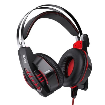навушники для комп'ютера hoco w102 pc cool (червоний) 