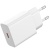 мережевий зарядний пристрій xo l126 1type-c/20w/pd + (type-c - lightning) white 