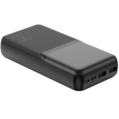 додаткова батарея power bank xo pr252 20000 mah (чорний) 