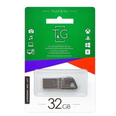 usb флеш-накопичувач tg 32gb metal 114 (чорний) 