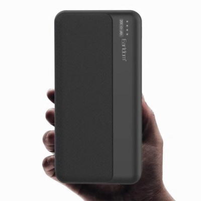 додаткова батарея power bank earldom et-pb53 20000mah 2usb/micro usb/type-c (чорний) 