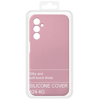 Купить чохол soft silicone case full для samsung a245 galaxy a24 (рожевий) онлайн