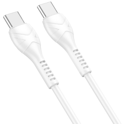 кабель hoco x37 cool power type-c - type-c 60w/3.0a/0.5m (білий) 