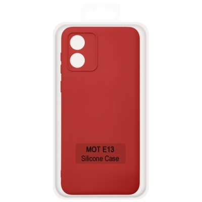 Купить чохол soft silicone case full для motorola e13 (red) онлайн