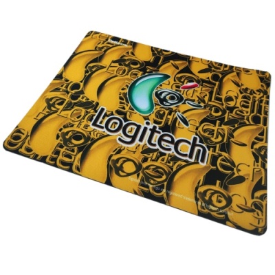 килимок для мишки logitech color x88 30*25 (не прошитий) (жовтий) 