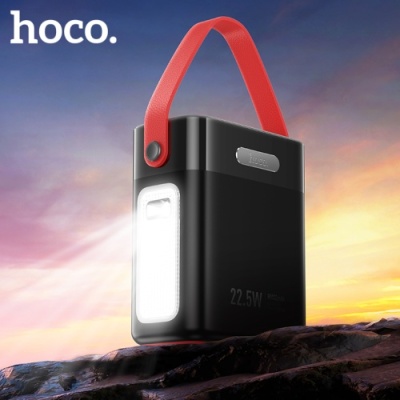додаткова батарея power bank hoco j143 title 22.5w+pd20w 80000 mah (чорний) 