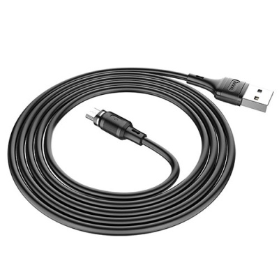 кабель hoco x52 sereno magnetic usb - microusb 2.4a/1m (чорний) 