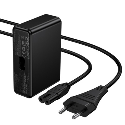 мережевий зарядний пристрій hoco c152a pd70w+ qc3.0 (1usb/5type-c/3a) (чорний) 