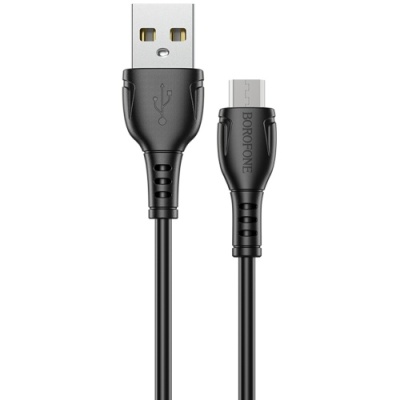 кабель borofone bx51 usb - microusb 2.4a/1m (чорний) 