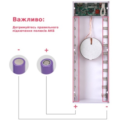 корпус multi-powerbank l20, під елементи 18650 до 20 шт, 22.5+15w, з бездротовою зарядкою та ліхтарем, білий 