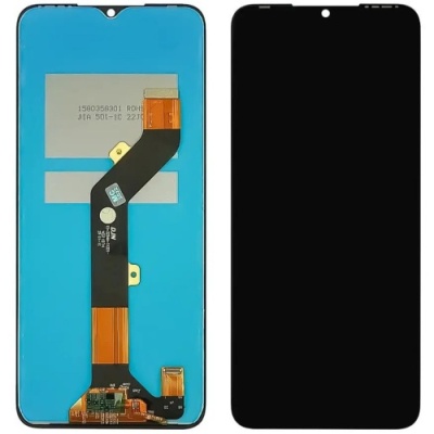 дисплей для tecno spark go 2022, infinix smart 6, tecno pop 5 lte, pop 5 lite з чорним тачскріном (original)