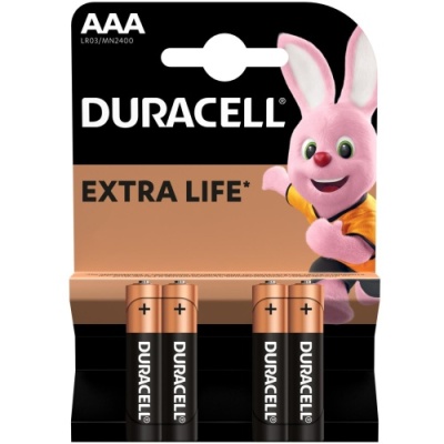 батарейка duracell lr3 aaa bl 4 