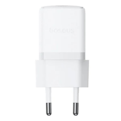 мережевий зарядний пристрій baseus palm fast charger (p10111602213-01) 1type-c/20w/pd +(type-c - type-c 60w) (білий) 