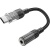 перехідник hoco ls37 type-c - aux (3.5mm)(female) (чорний) 