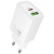 Мережевий Зарядний Пристрій Hoco N61 1USB/18W/QC3.0 + 1Type-C/20W/PD (Білий) мережевий зарядний пристрій hoco n61 1usb/18w/qc3.0 + 1type-c/20w/pd (білий)