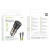 Автомобільний Зарядний Пристрій Borofone BZ25 38W 1USB/18W/QC3.0 + 1Type-C/20W/PD + (Type-C - Lightning) (Прозоро-Чорний)