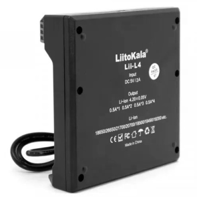 зарядний пристрій litto kala lii-l4 (4акум 18650/aa/aaa) 