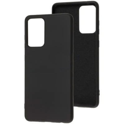 Купить силіконовий чохол soft silicone case для samsung a725 galaxy a72 - black онлайн