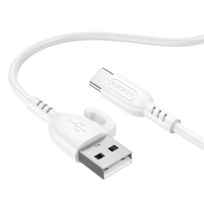 кабель borofone bx91 usb - type-c 3.0a/1m (білий) 
