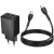 мережевий зарядний пристрій hoco n71 1usb/18w/qc3.0 + 1type-c/30w/pd + (type-c - type-c) (чорний) 