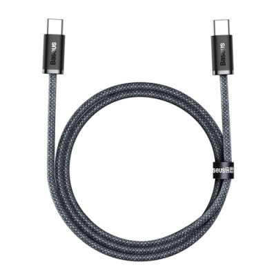 кабель baseus dynamic series type-c - type-c 100w/1m (cald000216) (slate gray) 