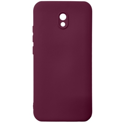 Купить чохол soft silicone case full для xiaomi redmi 8a (maroon) онлайн
