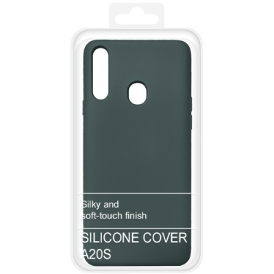 Купить силіконовий чохол soft silicone case для samsung a207 galaxy a20s - dark green онлайн