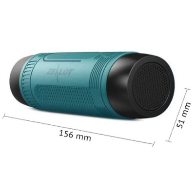 портативна колонка zealot s1 (синьо-зелений) 