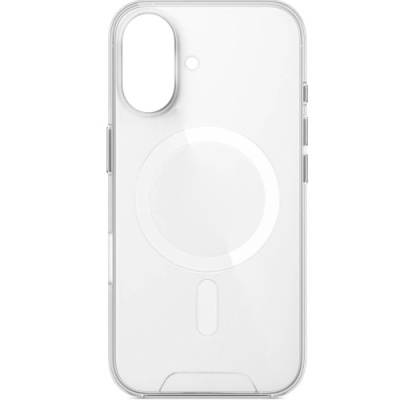 Купить силіконовий чохол magsafe space для apple iphone 16 (прозорий) онлайн