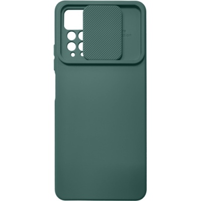 Купить силіконовий чохол soft tpu armor camshield для xiaomi redmi note 12 pro 4g - dark green онлайн