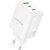 Мережевий Зарядний Пристрій Borofone BN32 1USB/18W/QC3.0 + 2Type-C/65W/PD (Білий) мережевий зарядний пристрій borofone bn32 1usb/18w/qc3.0 + 2type-c/65w/pd (білий)