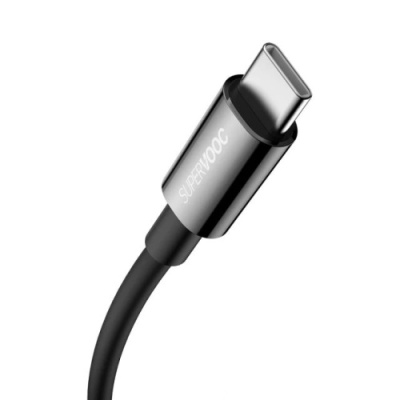 кабель baseus superior series (supervooc) usb - type-c 65w/1m (cays000901) (black) 
