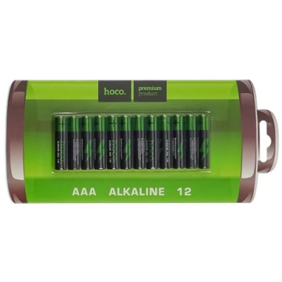 батарейка hoco alkaline lr03 aaa (12шт) 