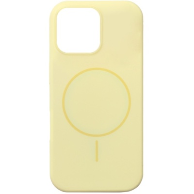 Купить чохол silicone case slim with magsafe для apple iphone 14 pro (sunglow) онлайн