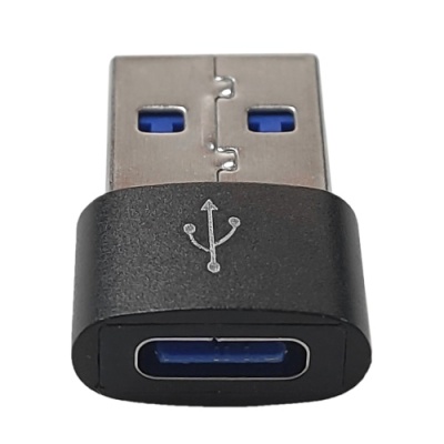 перехідник skydolphin ot08 otg usb - type-c 60mb/s (чорний) 