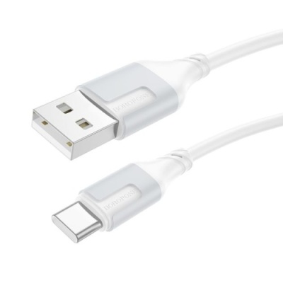 кабель borofone bx101 creator usb - type-c 3.0a/1m (бiлий) 